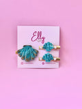 Seashells hair clips 2